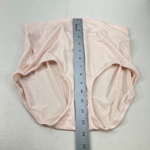Warner's Women's Size Large 7 Panty Brief High Waist Light Pink New Without Tags - Picture 5 of 6